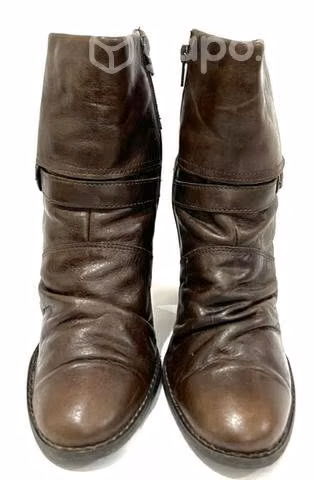 Botín 100% Cuero Marca Mor N*37 Café - Imagen 3
