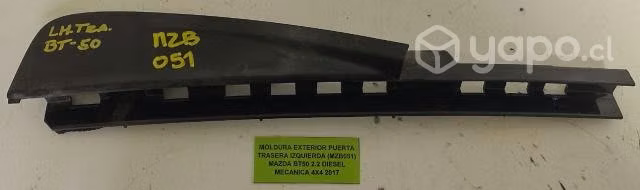 Moldura Exter pta tras izq (MZB051) BT50 2.2 2017