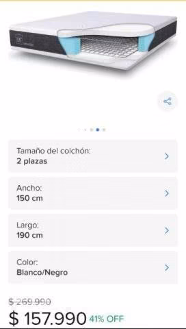 Colchón Cic Ortopedic 2 plazas