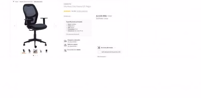 Silla escritorio