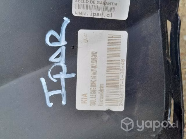 Parachoques delantero kia soul 2009, 2012 - Imagen 2