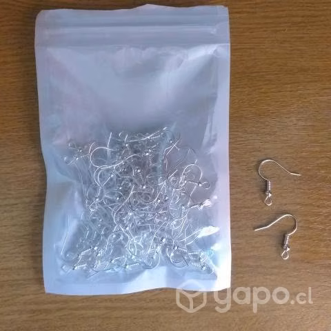 Colgantes para aros plateados