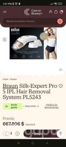 Depiladora Braun silk expert 5 - Imagen 6