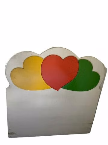 Velador y Respaldo Corazones