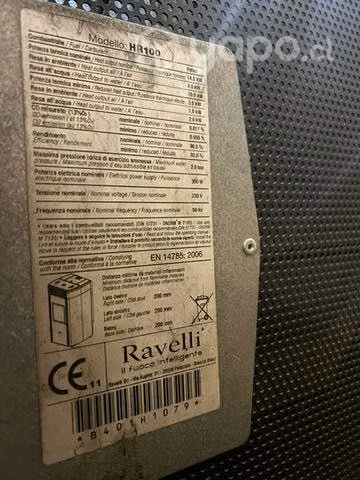 Estufa ravelli anwo 14 kw