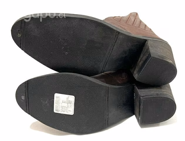 Botin Tipo Vaquero 100% Cuero Marca Mor N°37 - Imagen 6
