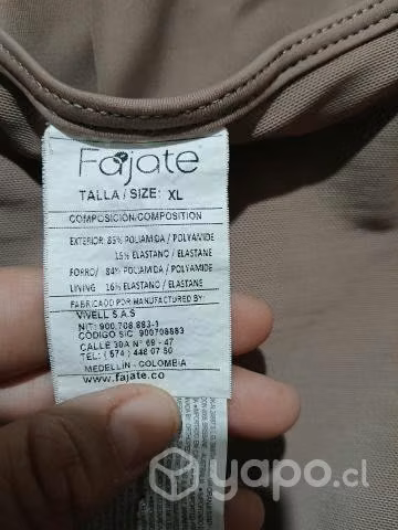 Faja colombiana fajate ala rodilla con busto al ai