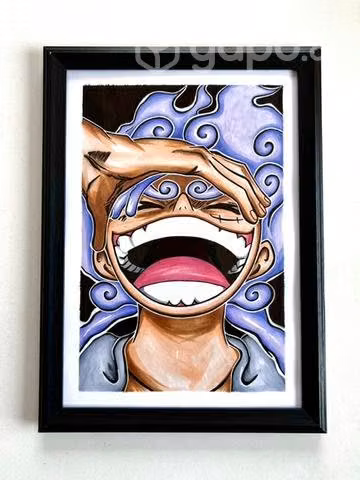 Cuadro luffy Gear 5 one piece