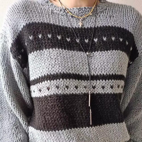 Sweater Gray and black - Imagen 4