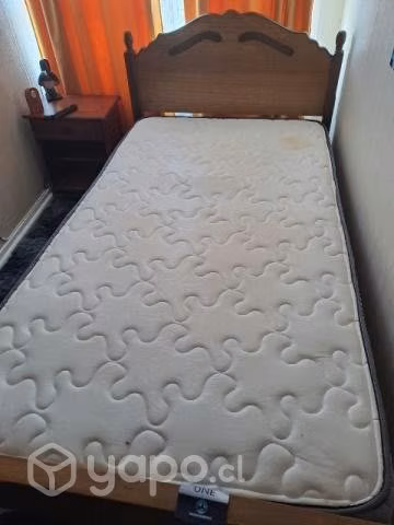 Cama de plaza y media