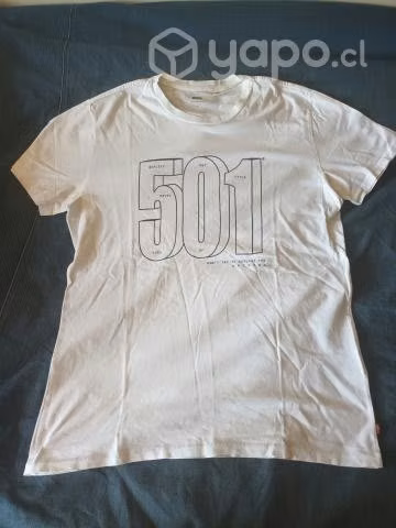Polera Levis blanca L