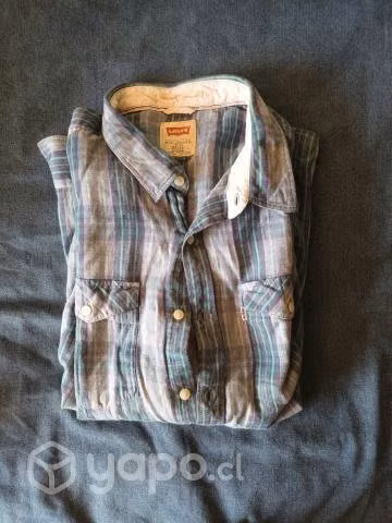 Camisa Levis original escosesa talla XL slim fit