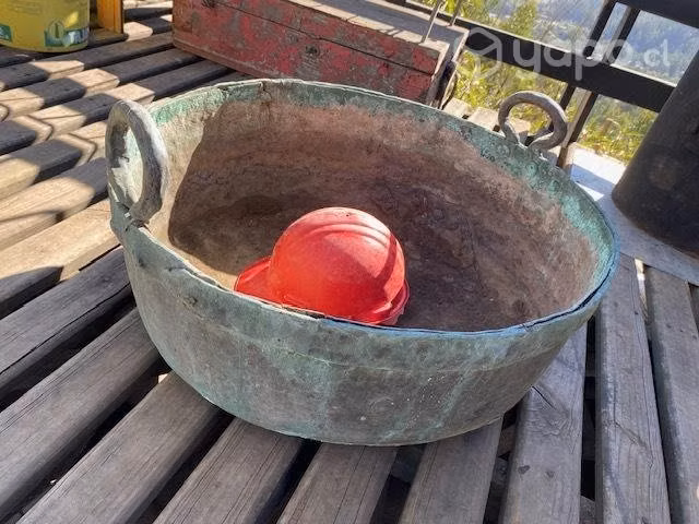 Olla cobre decoracion
