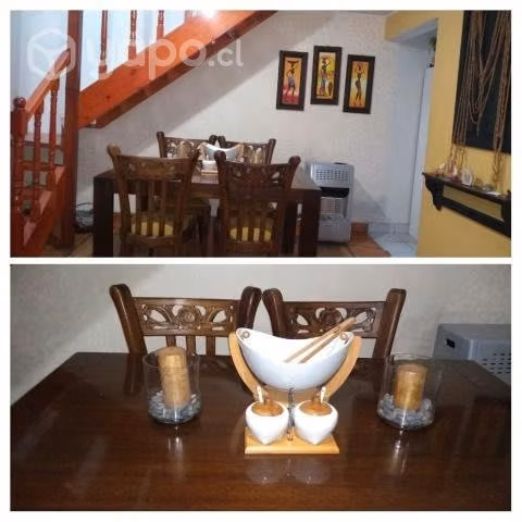 Comedor de madera 4 puestos