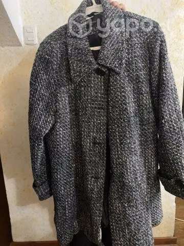 Abrigo mujer gris - Imagen 2