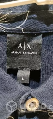 Polera con cuello Armani Exchange talla L - Imagen 4