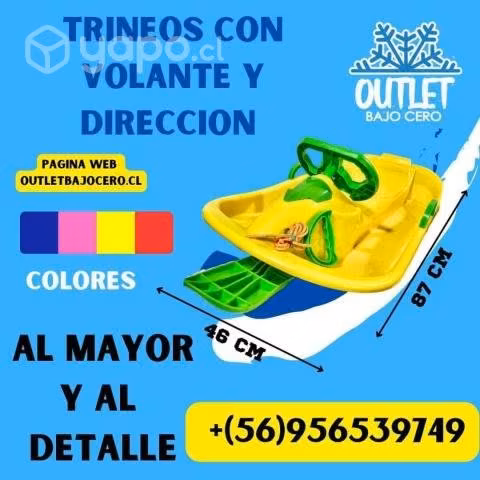 Trineos para la nieve niños y adulto