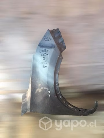 Tapabarro rh chery tiggo 