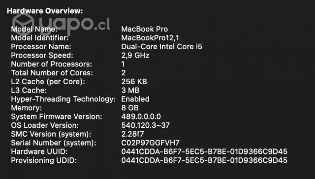 Macbook pro Retina 13-inch 2015 - Imagen 3