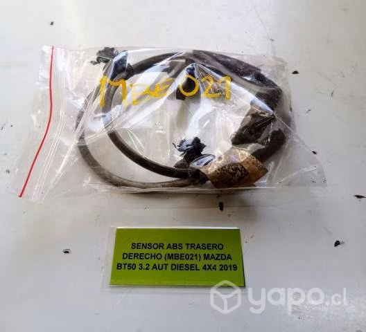 Sensor ABS Tras Der (MBE021) Mazda BT50 3.2 2019