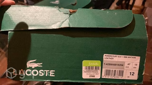 Original zapatillas lacoste embalada