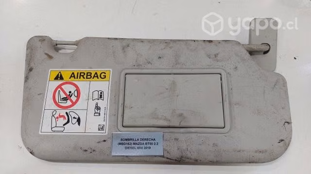 Sombrilla Derecha (MBD162) BT50 2.2 Diesel 2019