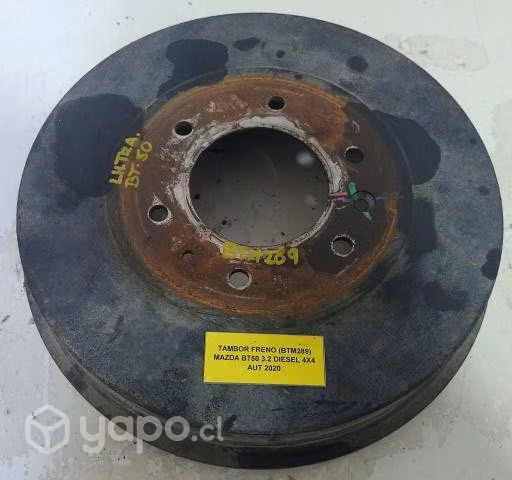 Tambor Freno (BTM289) BT50 3.2 Diesel 4x4 AUT 2020