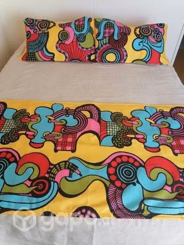Piecera de cama con fundas