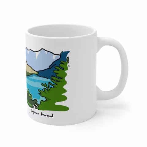Tazon con diseño Laguna huemul, Valle las Trancas - Imagen 5
