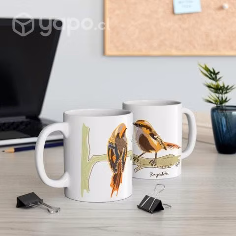 Tazon con diseño de Rayadito