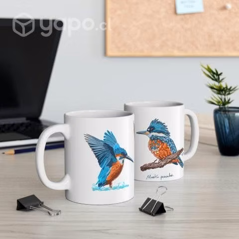 Tazon con diseño de Martin Pescador - Imagen 2