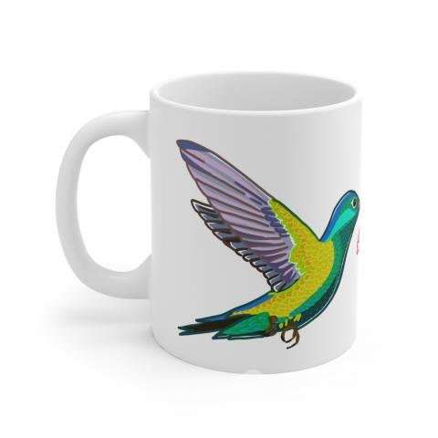 Tazon con diseño de Colibri - Imagen 5