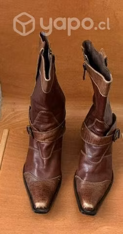 Bota cuero pollini - Imagen 2