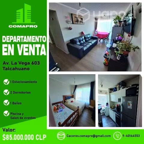 Hermoso departamento en talcahuano