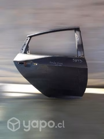 Puerta trasera rh peugeot 