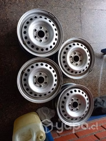 4 llantas Nissan originales aro 15 - 6 hoyos