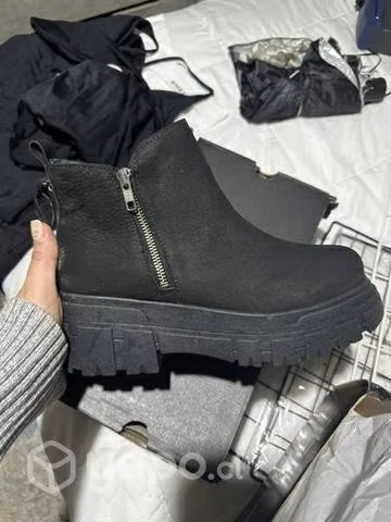 Botines cuero bamispies