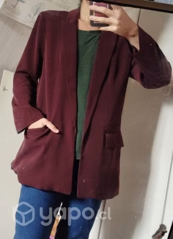 Blazer H&M burdeo M