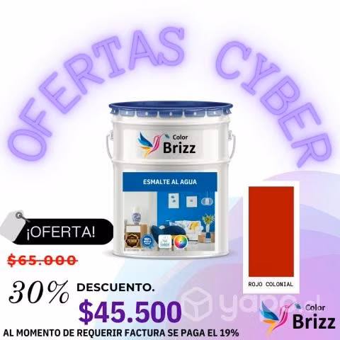 Esmalte al agua al 30% de descuento