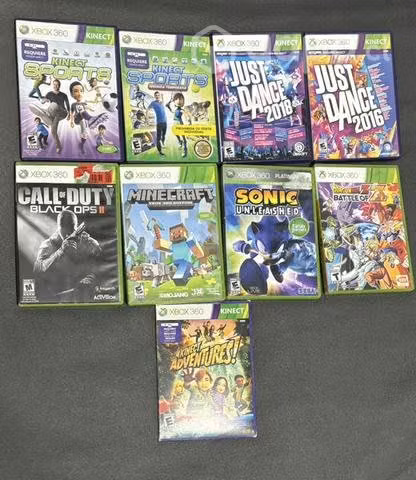 Xbox 360 con 9 juegos