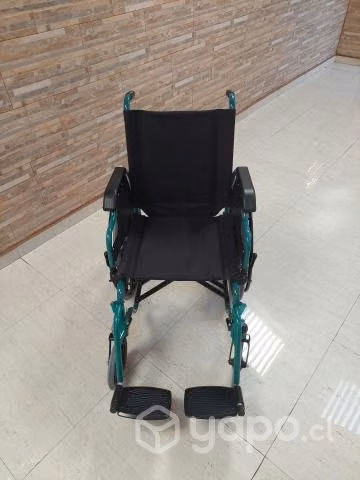 Silla De Ruedas, Ruedas Macizas, Plegable - Nascar