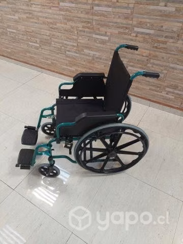 Silla De Ruedas, Ruedas Macizas, Plegable - Nascar