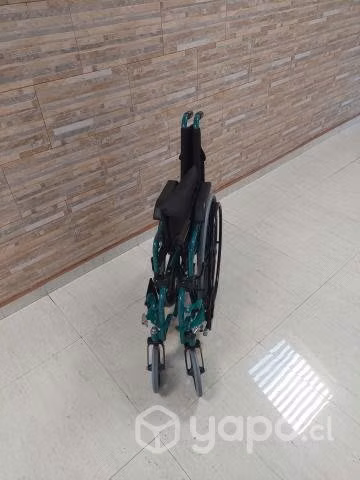 Silla De Ruedas, Ruedas Macizas, Plegable - Nascar