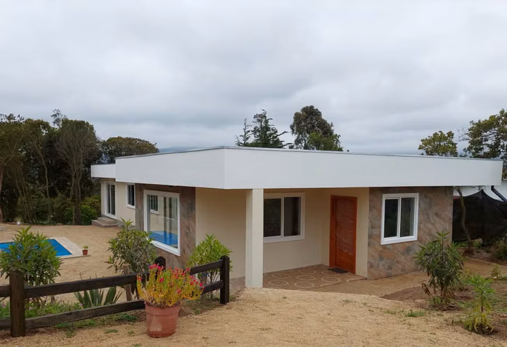 OCASION; Parcela Mantagua Campomar IV; Casa nueva de 177 mt2 en parcela de 2.500mt2; 4D/4B/Piscina