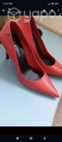 Tacos rojos Zara y Steven Madden - Imagen 2