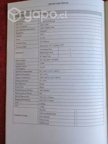 Vento Monitor 24 pulgadas Hikvision nuevo - Imagen 4