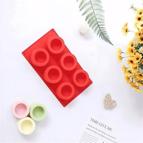 Molde Silicona Macetas Postres Para Yeso fondant
