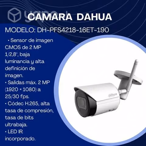 Cámara dahua reacondicionada