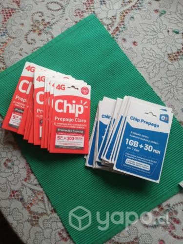 36 chip pre-pago