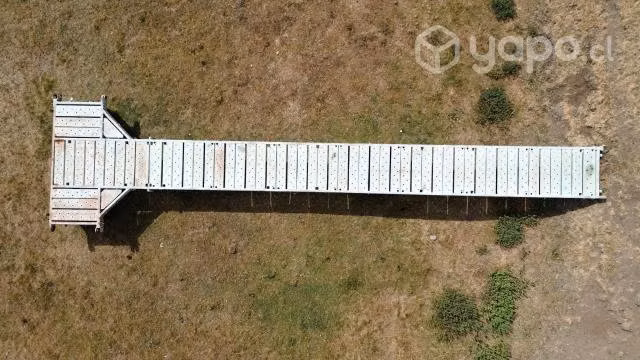 Muelles fijos y flotantes de acero galvanizado